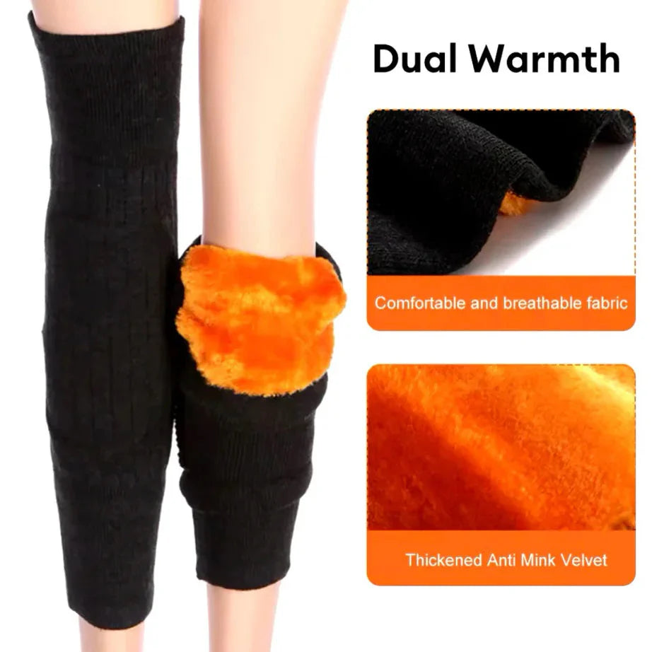 Knee Warmer Woolen Blend Thermal Leg Warmers